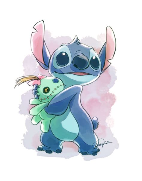 You could try out all sorts of fun mediums like watercolors, acrylic paints and. . Cute drawings of stitch